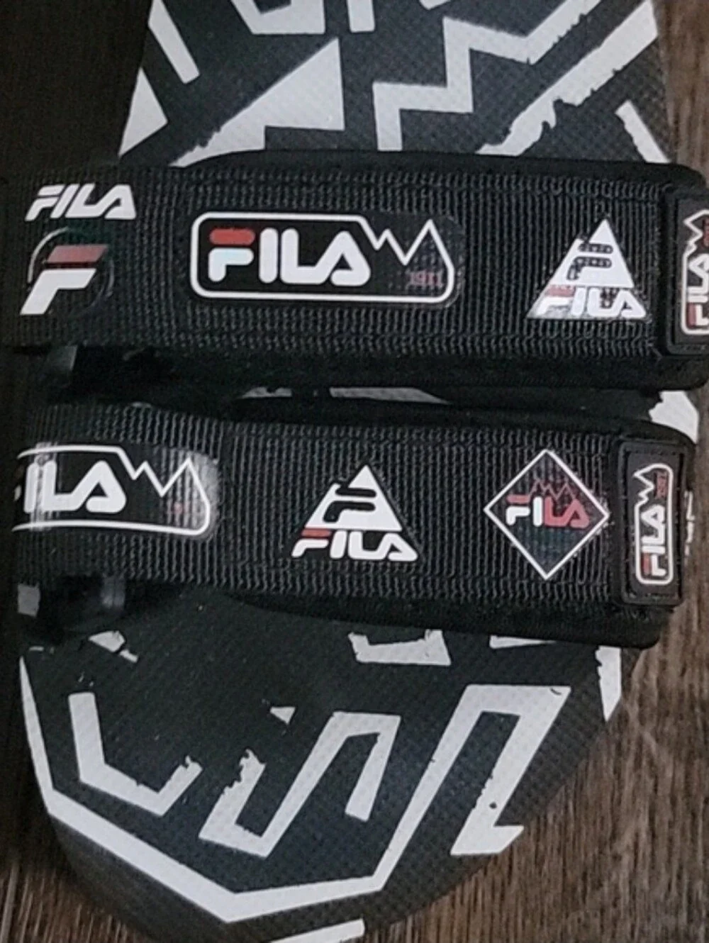 Men's Fila Drifter DNS 90s Black Canvas Sport Sandals